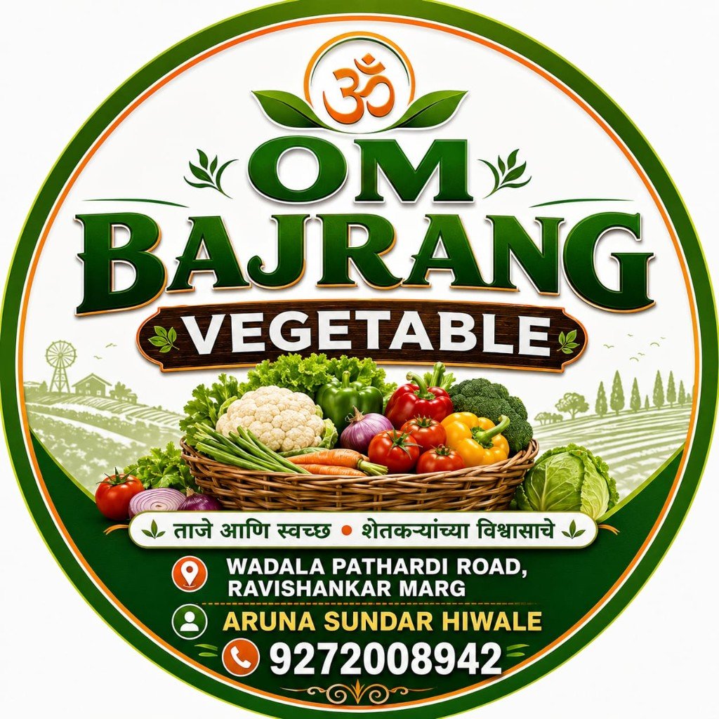 Om Bajrang Vegetable logo